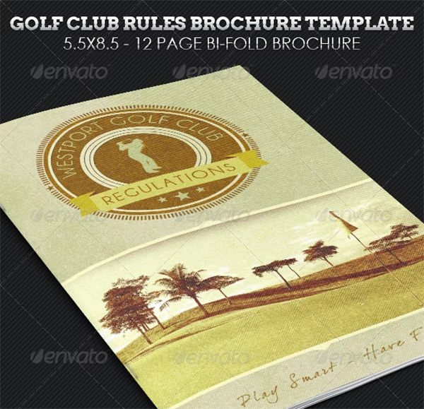 Golf Club Brochure Template