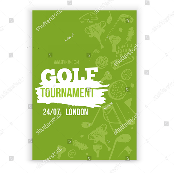 Golf Cup Tournament Brochure Template