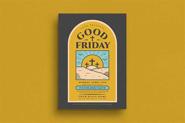 Good Friday Church Flyer