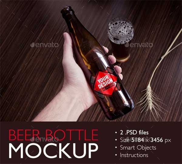 Grapulo's Beer Bottle Mockup