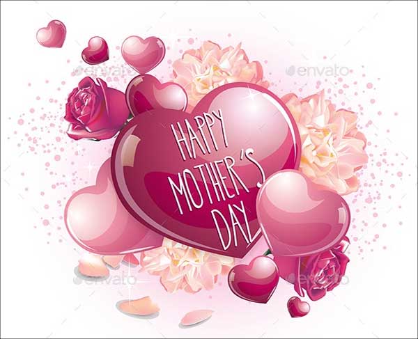 Happy Mothers Day Card Template
