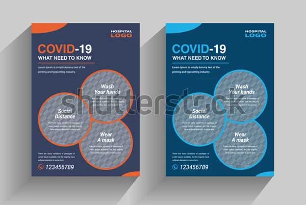 Health and Medical Flyer About Covid-19