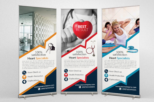 Health Care Roll Up Banners