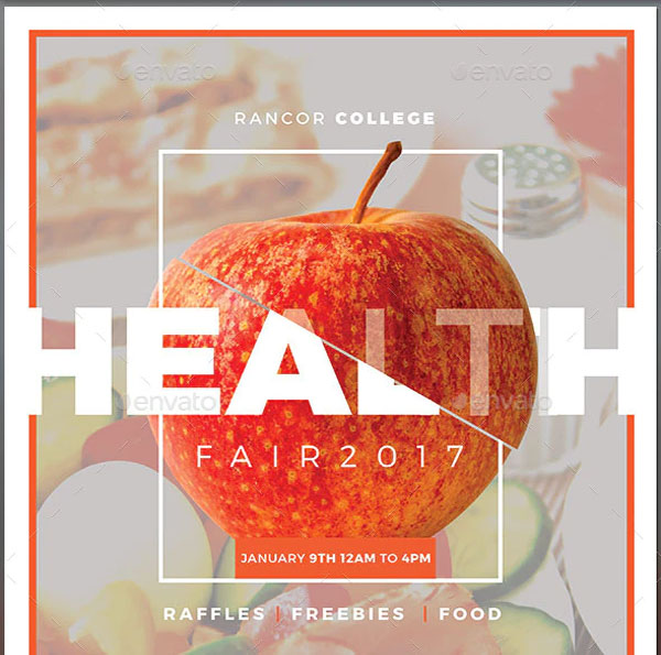Health Food Fair Flyer Template