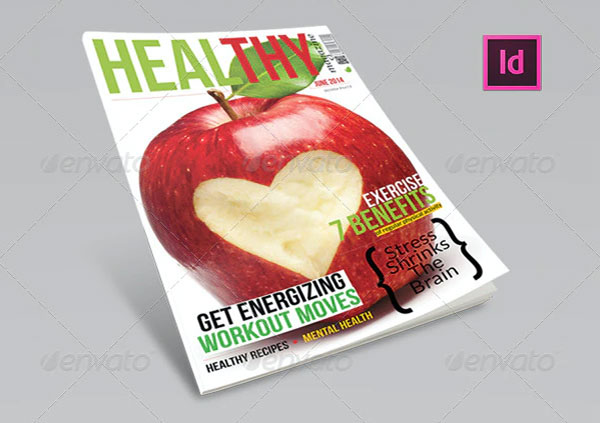Healthy Food Magazine Templates