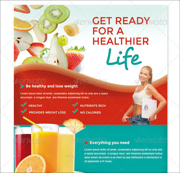 Healthy Life / Diet Food Flyer