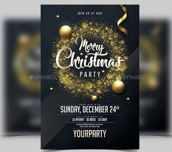 Holiday Christmas Party Invitation