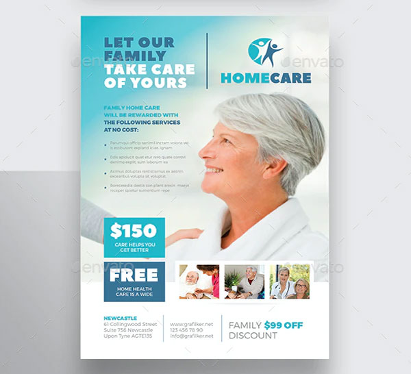 Home Care Flyer Bundle Templates