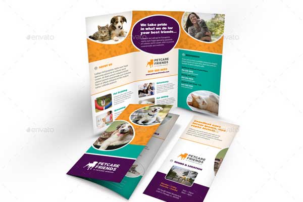 Home Pet Care Trifold Brochure