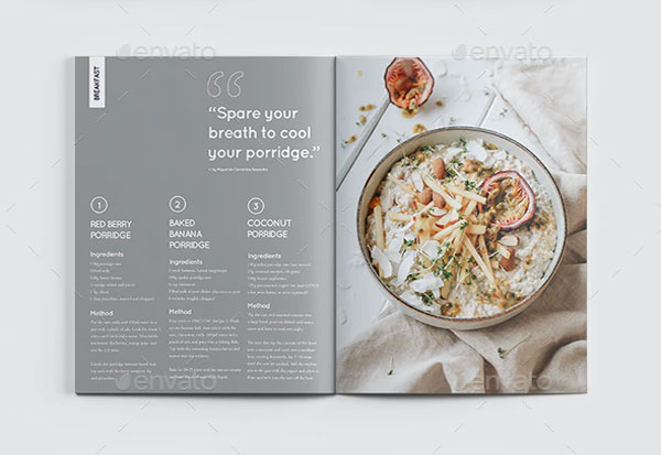 InDesign Healthy Food Magazine Template