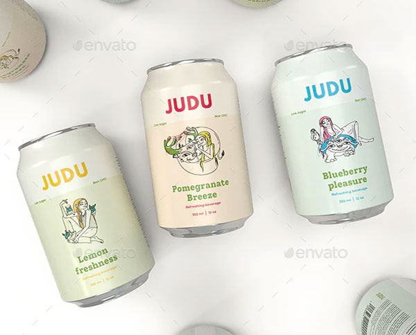 Judu Beverage Label Templates
