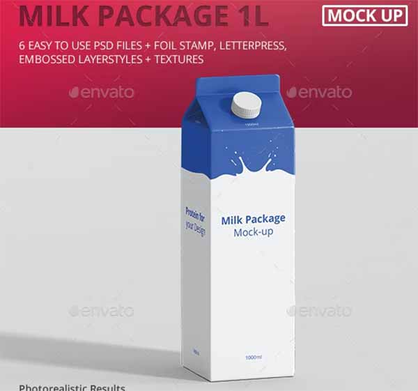 Juice / Milk Mockup Carton Box