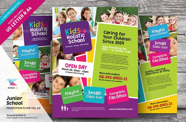 Junior School Open House Promotion Flyer