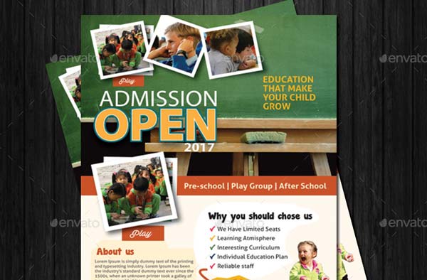 Junior School Open House Promotion PSD Flyer