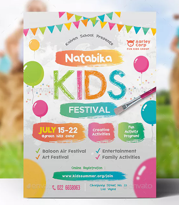 Kids Event Flyer Template