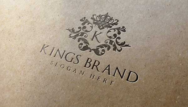 Kings Brand Jewellery Logo Template