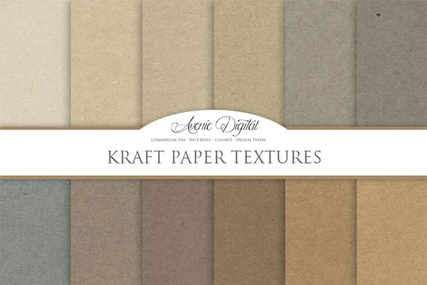 Kraft Paper Background Seamless Textures