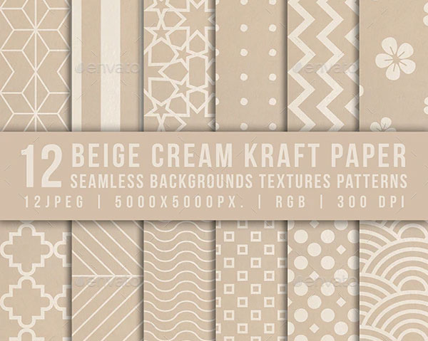 Kraft Paper Seamless Backgrounds Textures Patterns