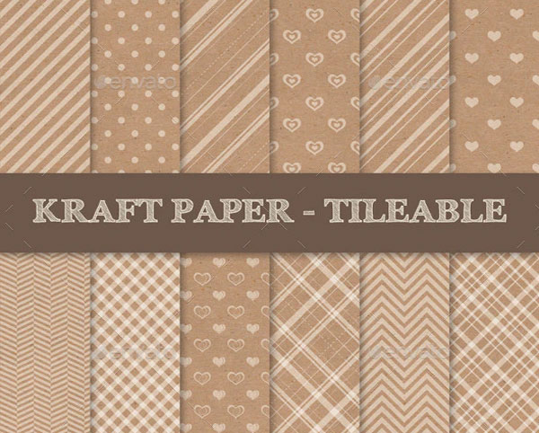 Kraft Paper Texture Seamless Patterns
