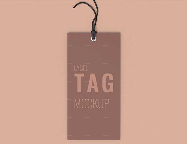 Label Tag Mockup Bundle Templates