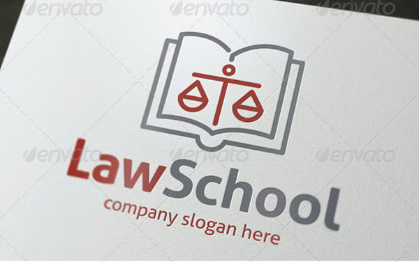 Law School Logo Template