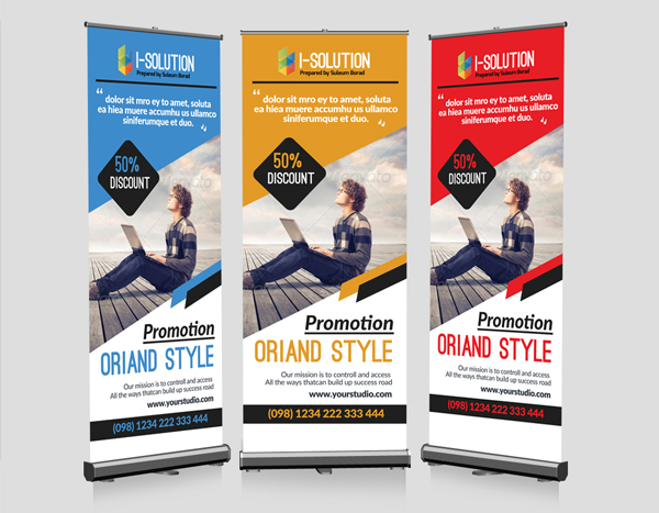 Life Insurance Advertising Roll Up Banners