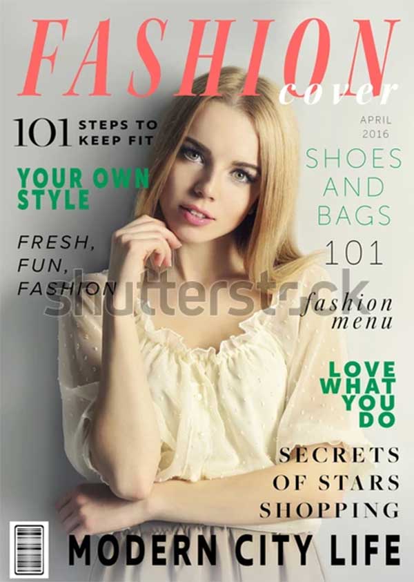 Lifestyle Concept Magazine Cover