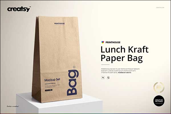 Download 21+ Lunch Bag Mockups | PSD Free & Premium Mockup Templates
