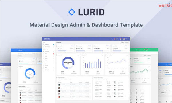 Lurid - Admin & Dashboard Template