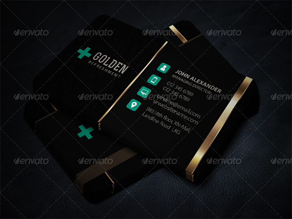 Luxury Business Card PSD Template