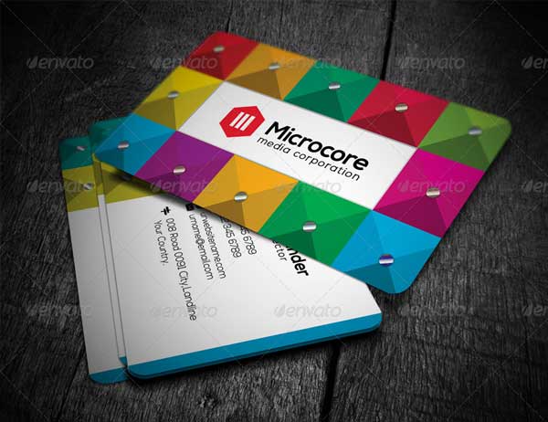 Luxury Business Colorful Card Template