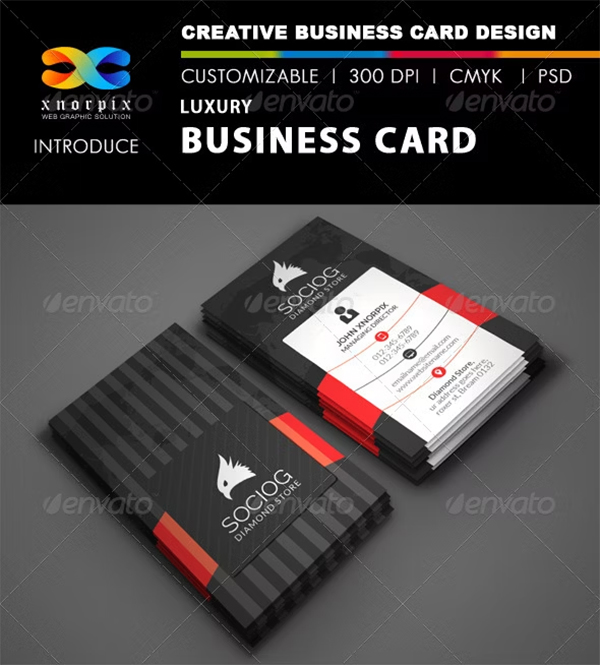 Luxury PSD Business Card Template