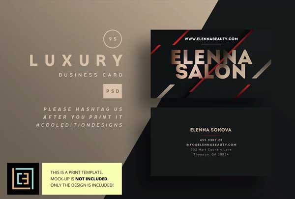Luxury Print Business Card Template