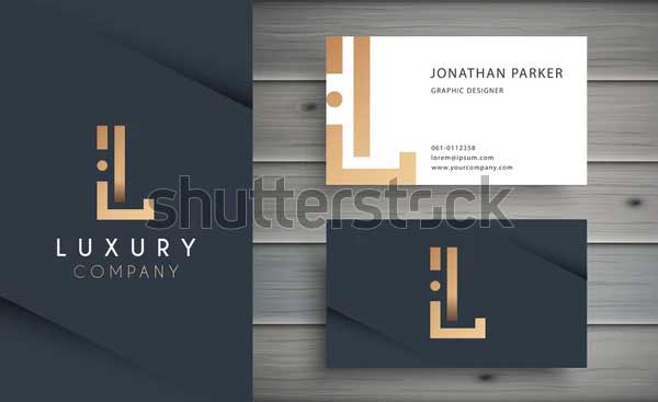 Luxury Vector Logotype Business Card Template