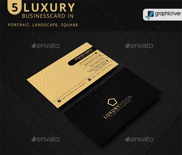 Luxury Vision Business Card Template