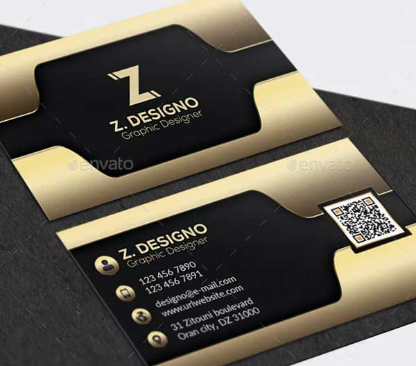 Luxury Golden Business Card Template