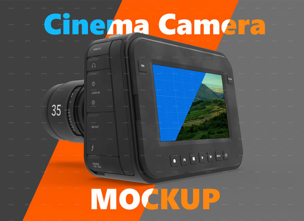 Magic Cinema Camera Mockup