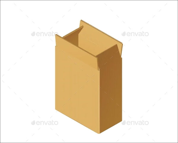 Mail Packing Box Mock-up