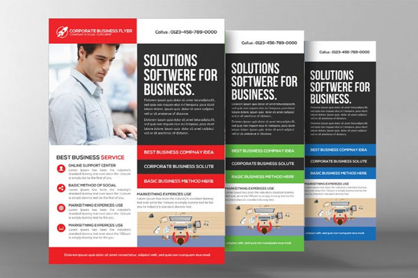 Marketing Plan Consulting Business Flyer Template