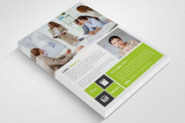 Marketing Plan Consulting Flyer Template