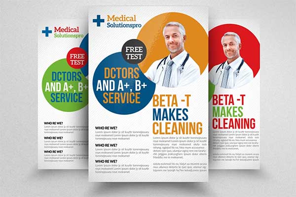 Medical Doctor Business Flyer Templates