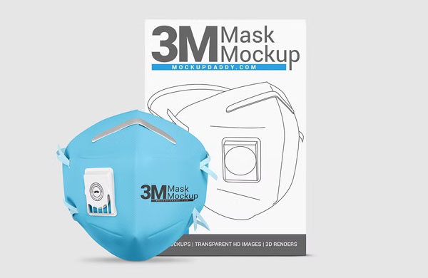 Medical Mask Mockup Design