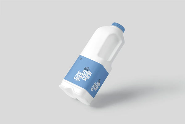 Milk Packaging Plastic Jug Bottle Mocks