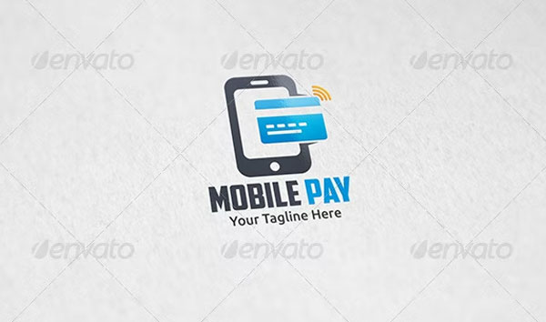 Mobile Pay Logo PSD Template