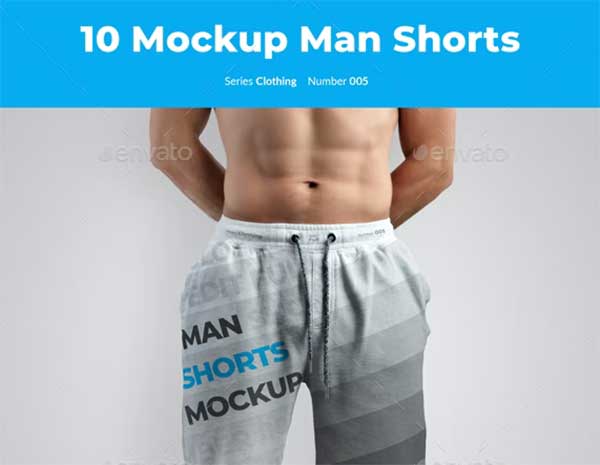 Mockups Man's Athletic Boxer Shorts