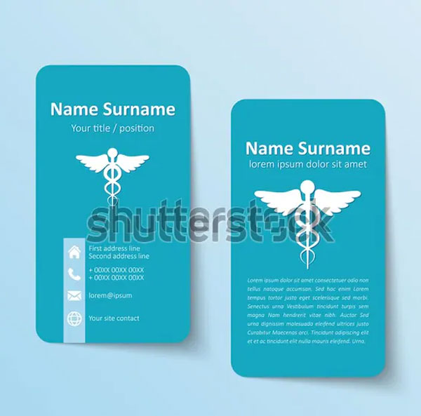 Modern Doctor Business Card Template