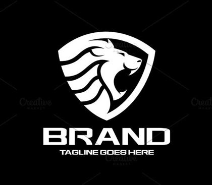 Modern Lion Shield Logo Templates