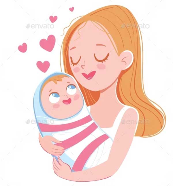 Mother’s Day Icon Template