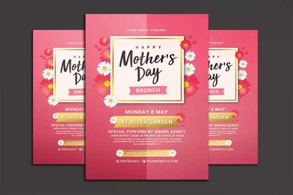 Mothers Day Brunch Flyer