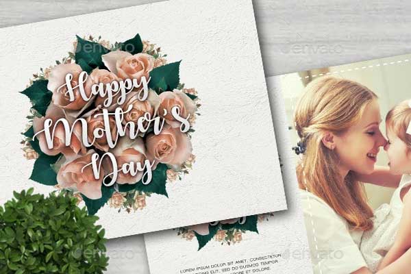 Mothers Day Card Template